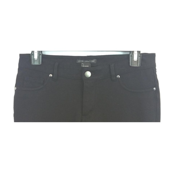 Love Culture Stretchy Black Skinny L Pants - Picture 2 of 4